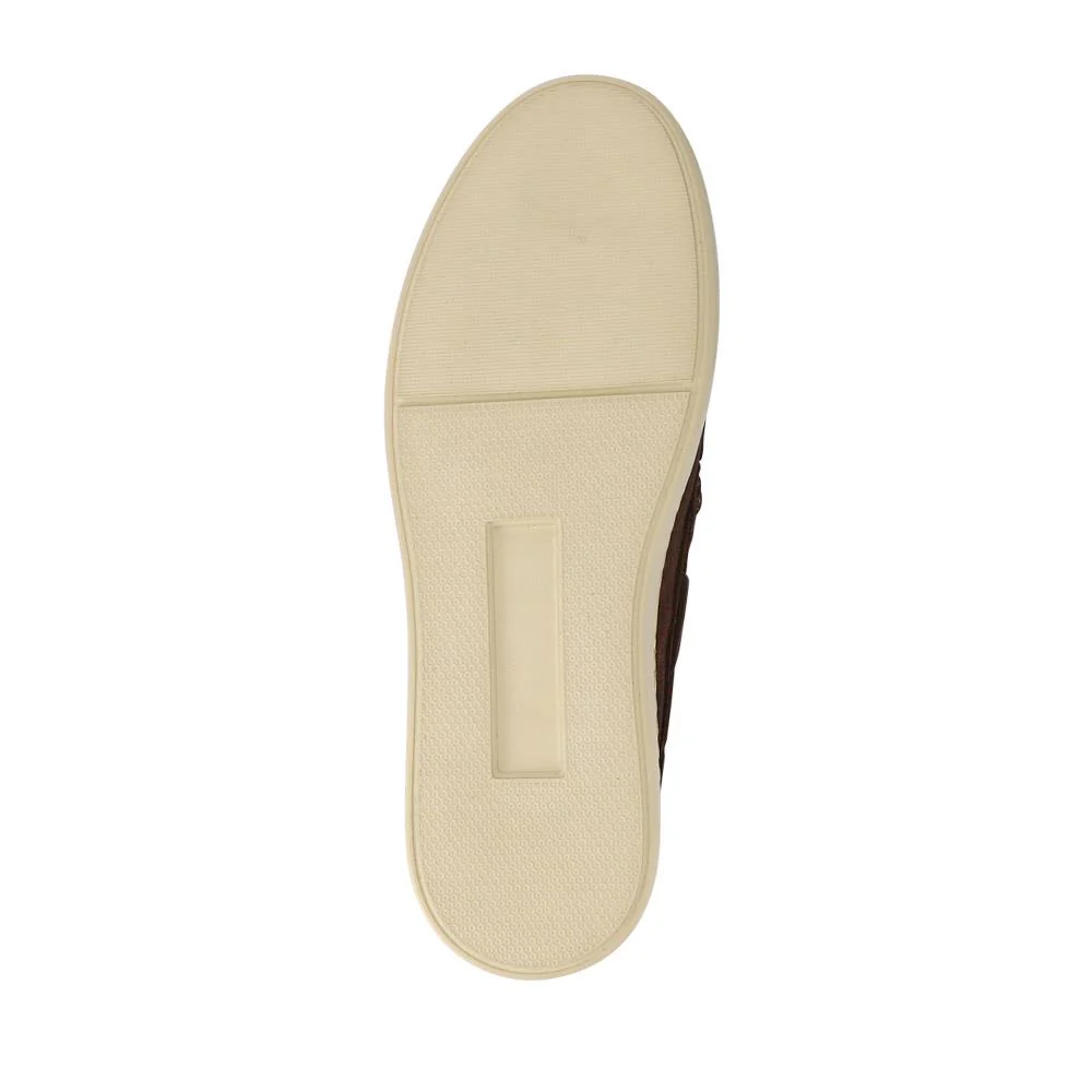 Leather Slip-On Shoes - OZIL41001 / 327 134 - Brown - Image 5