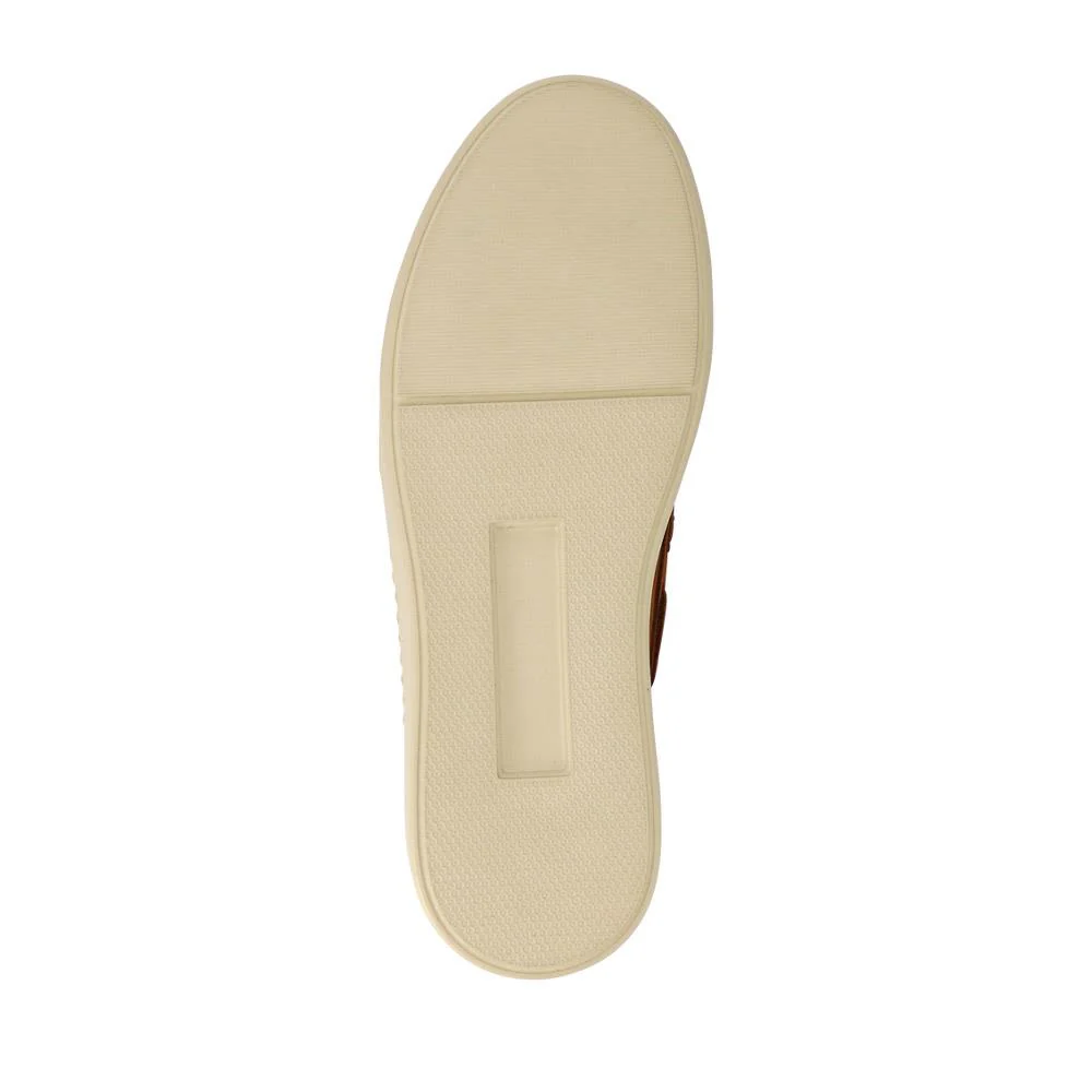 Leather Slip-On Shoes - OZIL41001 / 327 134 - Tan - Image 5