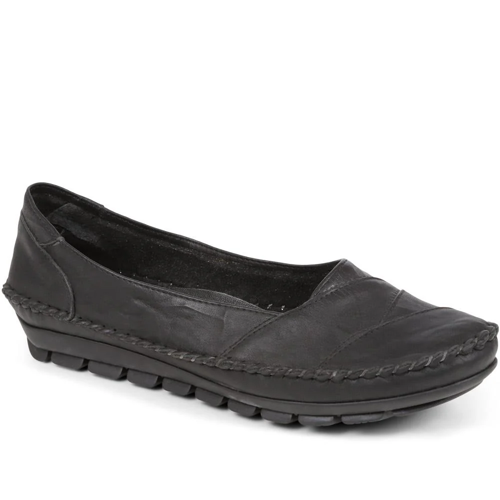 Leather Slip-On Shoes - SIMIN37001 / 323 260 - Image 3