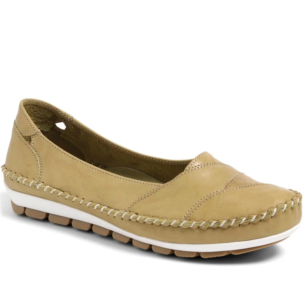 Leather Slip-On Shoes - SIMIN37001 / 323 260 - Image 4
