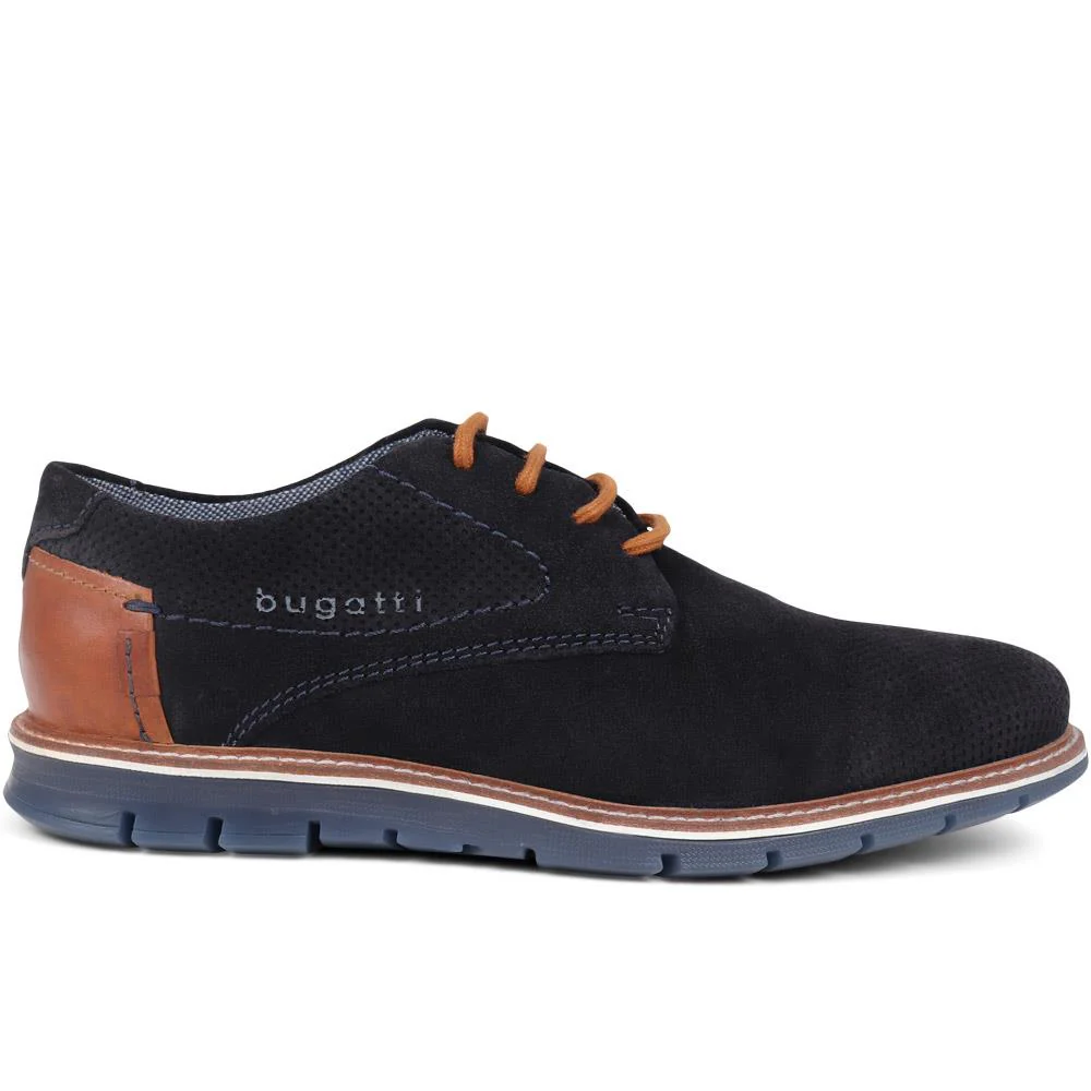 Leather Smart Shoes - BUG39512 / 325 212 - Navy - Image 2