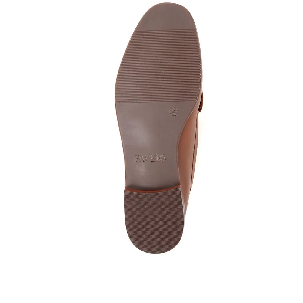 Leather Snaffle Loafers - NAP38021 / 325 129 - Tan - Image 4
