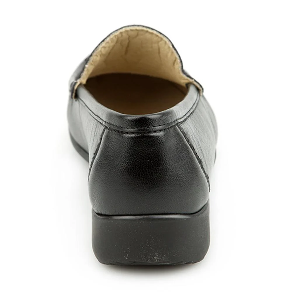 Leather Tassel Loafers - CONT25000 / 309 198 - Black - Image 5