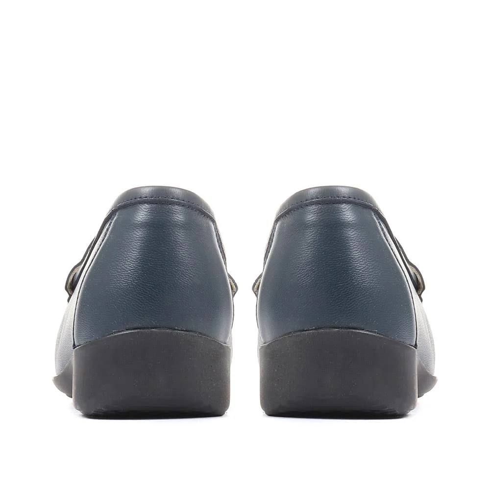 Leather Tassel Loafers - CONT25000 / 309 198 - Navy - Image 4