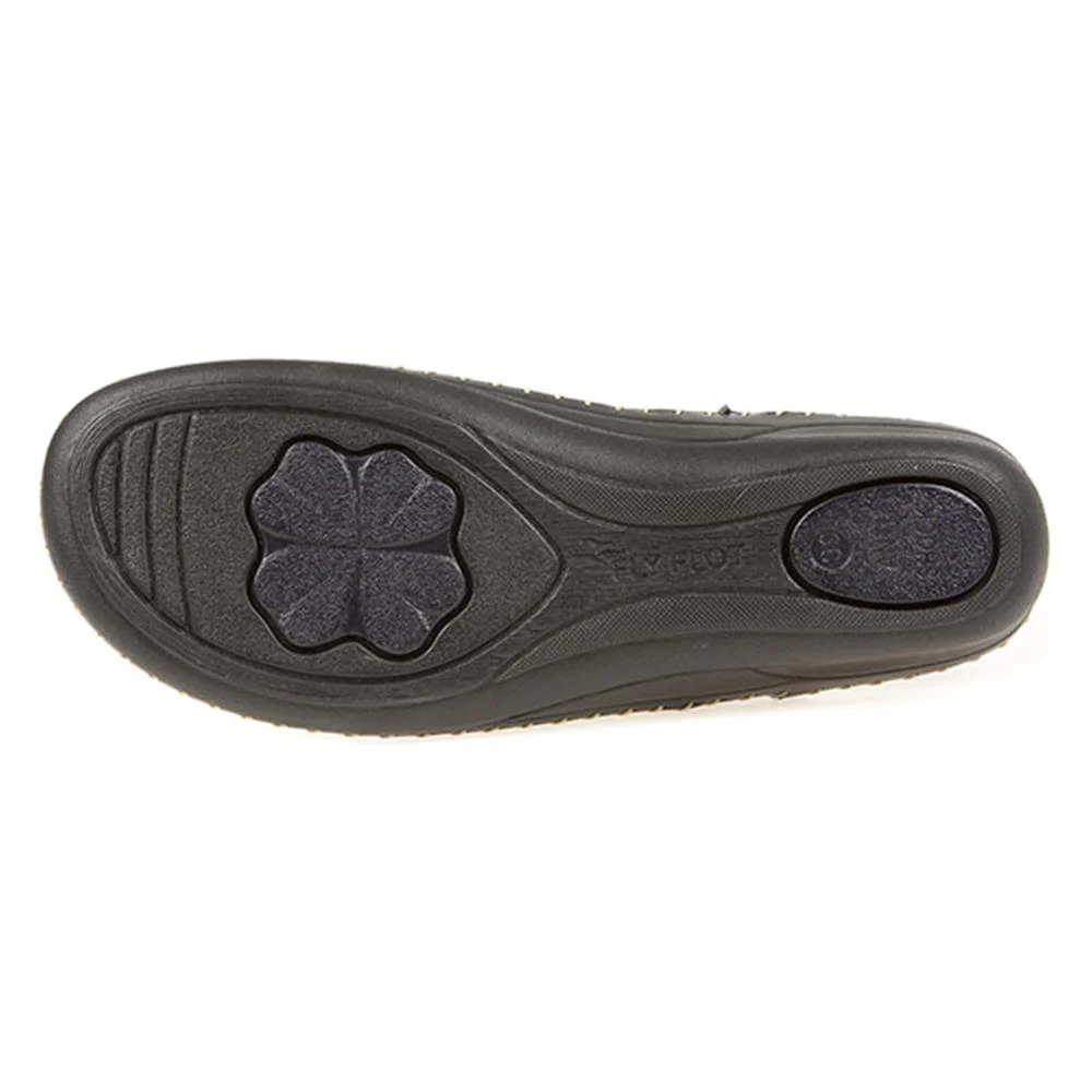 Leather Toe Post with Metal Centre Stud - KFFLY1901 / 146 506 - Black - Image 6