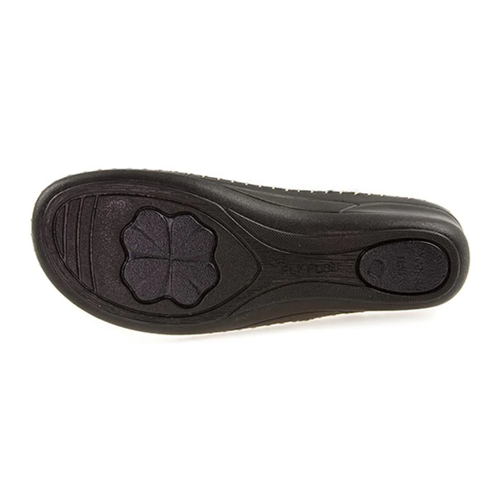 Leather Toe Post with Metal Centre Stud - KFFLY1901 / 146 506 - White - Image 6