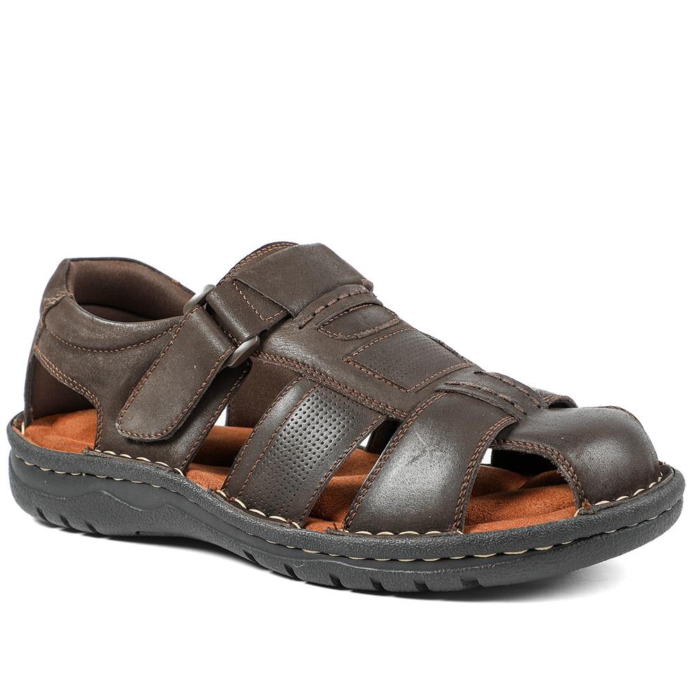 Leather Touch Fasten Fisherman Sandals - AATRA43005 / 328 928 - Image 2