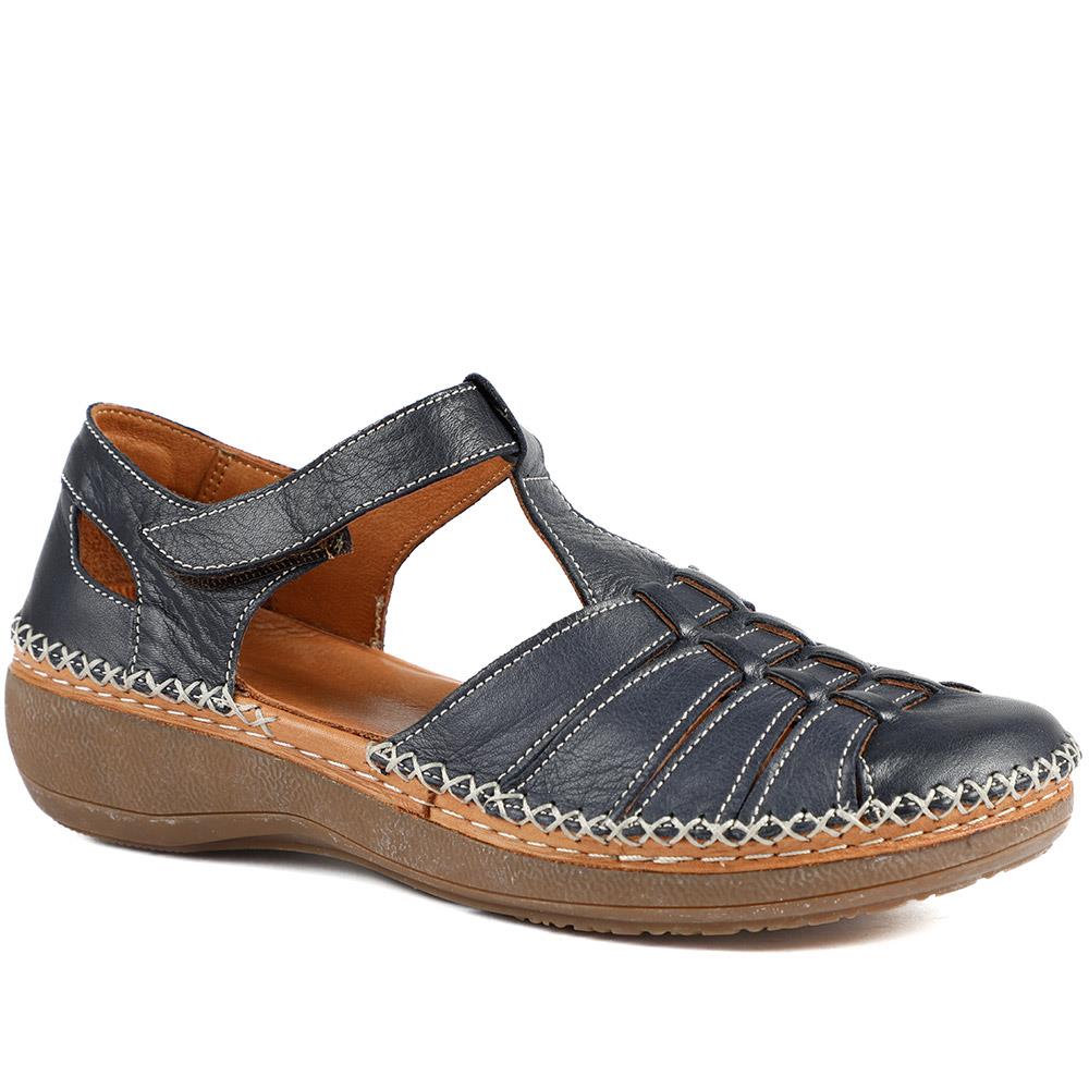 Leather Touch-Fasten Mary Janes - METIN41010 / 327 208 - Image 2
