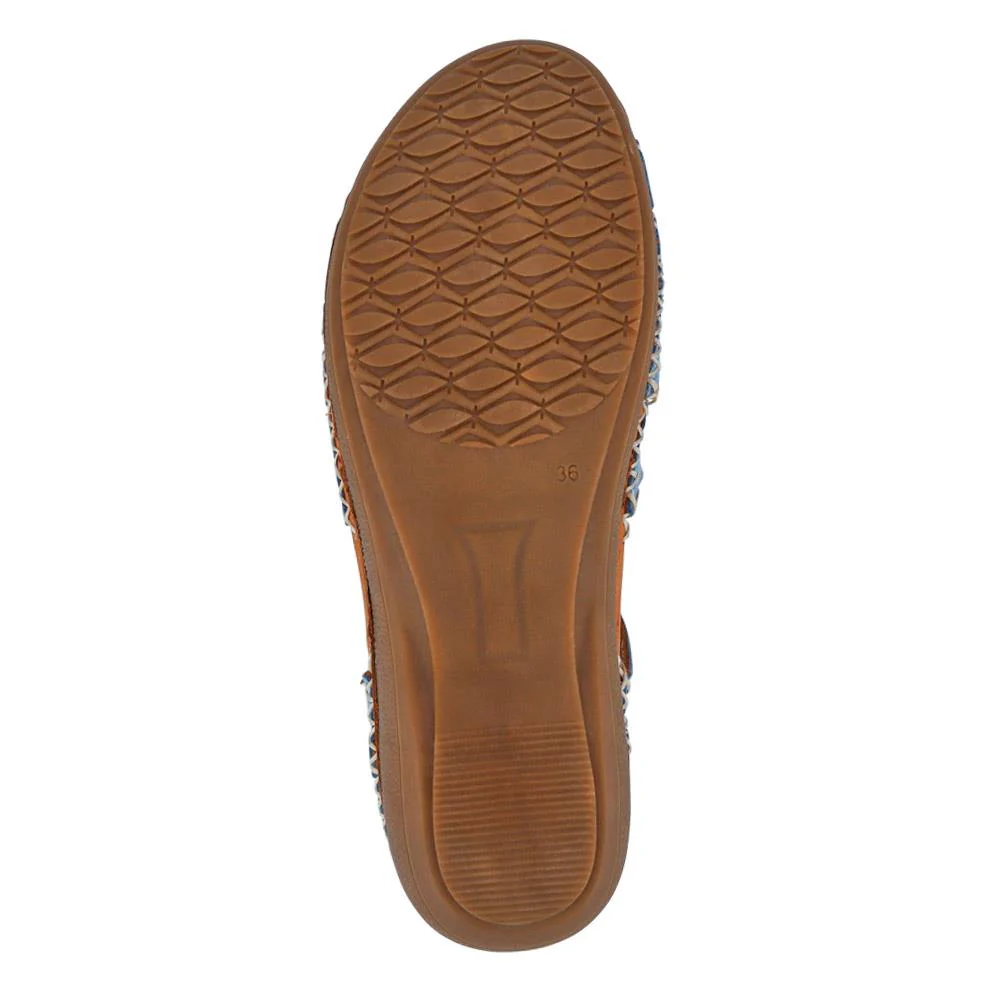 Leather Touch Fasten Mary Janes - METIN41010 / 327 208 - Blue - Image 6