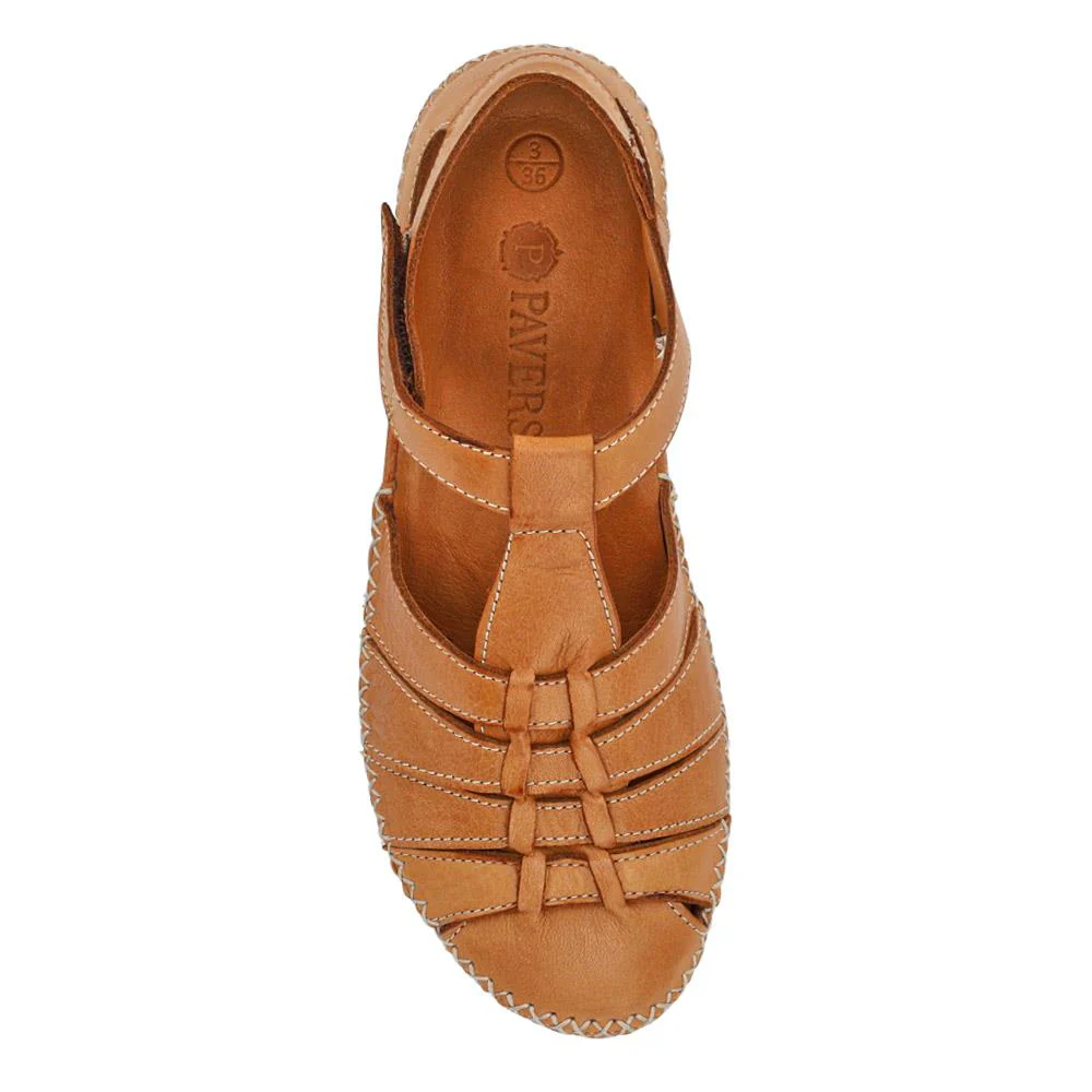 Leather Touch Fasten Mary Janes - METIN41010 / 327 208 - Brown - Image 5