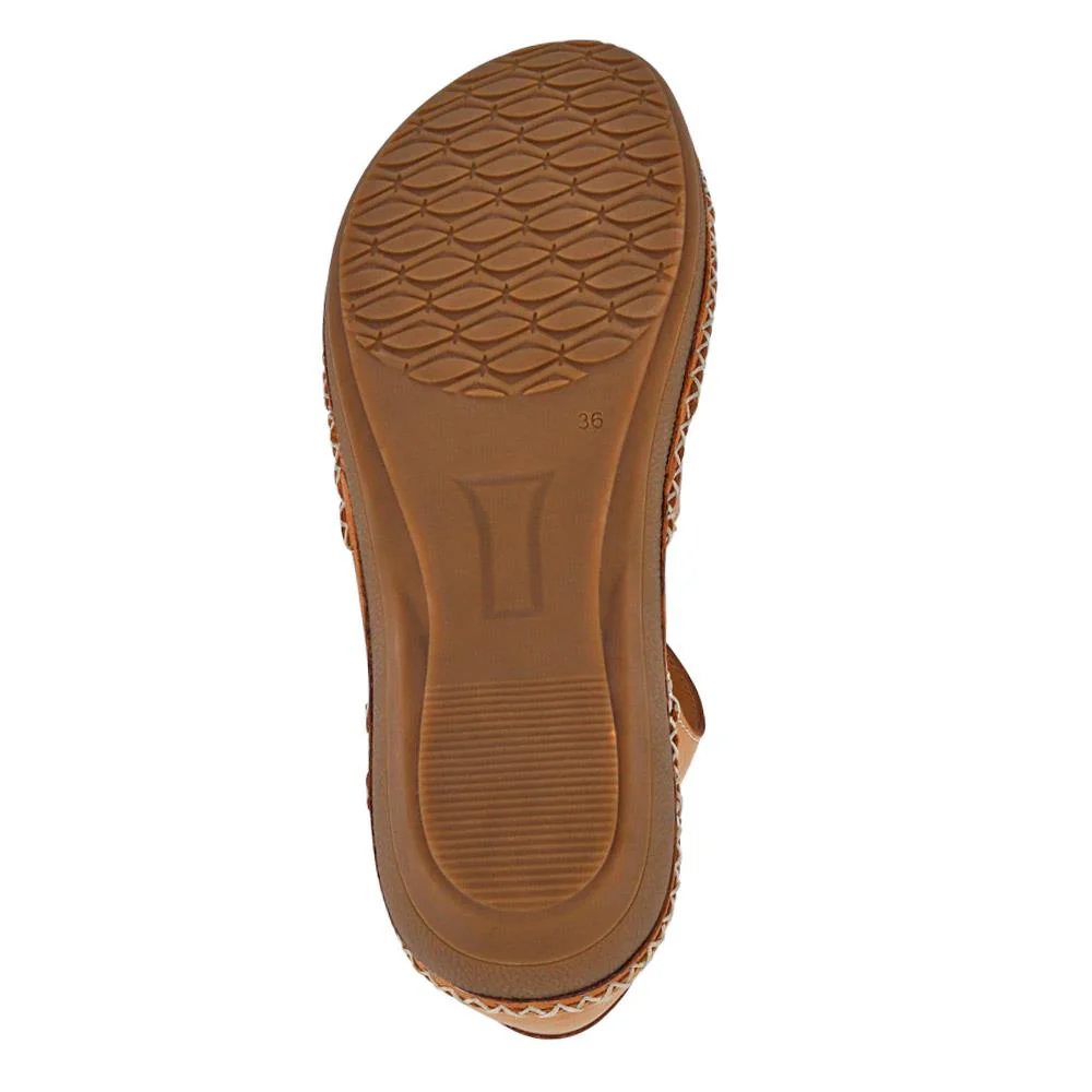 Leather Touch Fasten Mary Janes - METIN41010 / 327 208 - Brown - Image 6