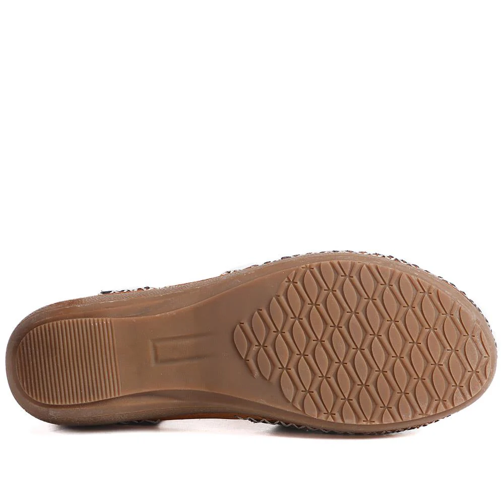Leather Touch Fasten Mary Janes - METIN41010 / 327 208 - Navy - Image 6