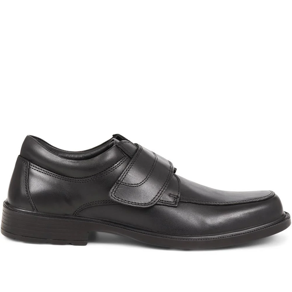 Leather Touch-Fasten Shoes - DDIN37019 / 323 358 - Black - Image 2