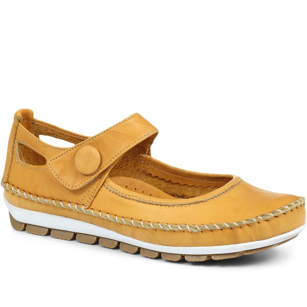 Leather Touch Fastening Mary Janes - SIMIN31005 / 318 210 - Image 6
