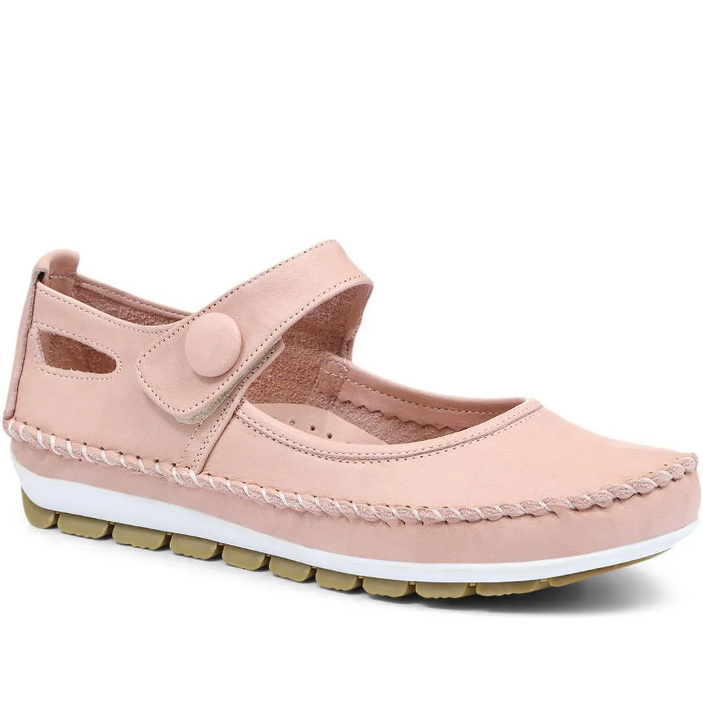 Leather Touch Fastening Mary Janes - SIMIN31005 / 318 210 - Image 8