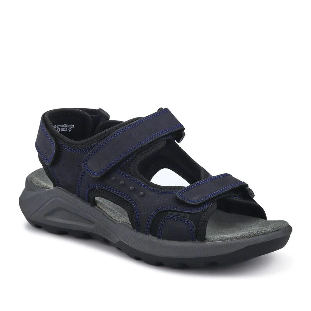 Leather Touch-Fastening Sandals - DDIN41011 / 327 116