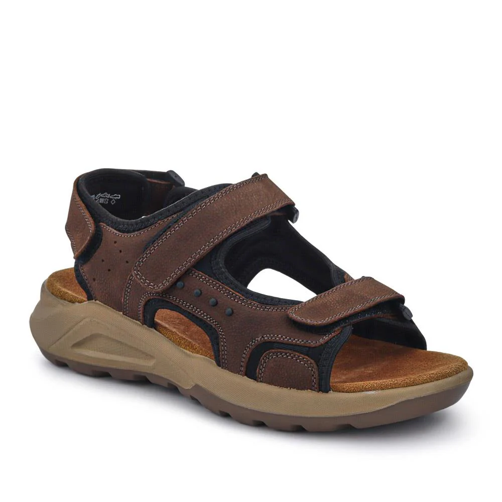 Leather Touch-Fastening Sandals - DDIN41011 / 327 116