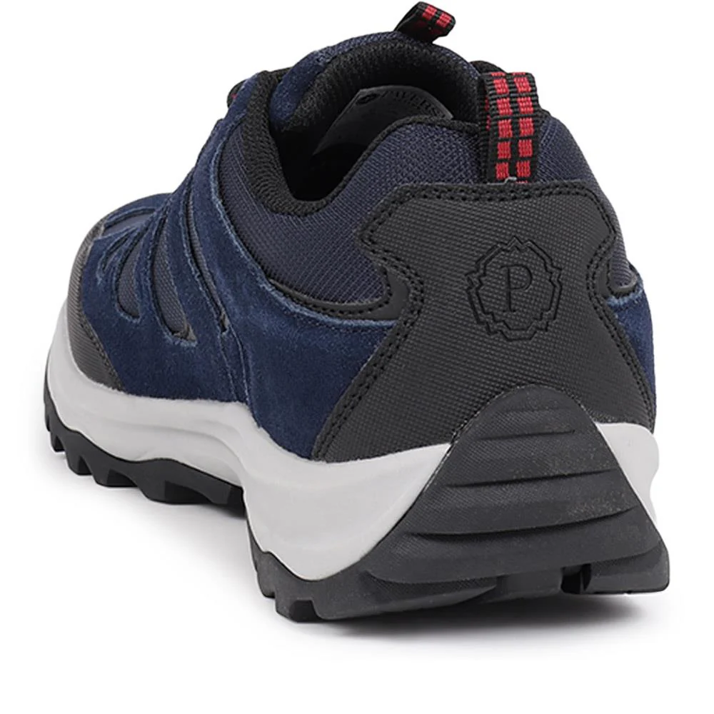 Leather Walking Trainers - BOJIE40003 / 325 768 - Navy - Image 3