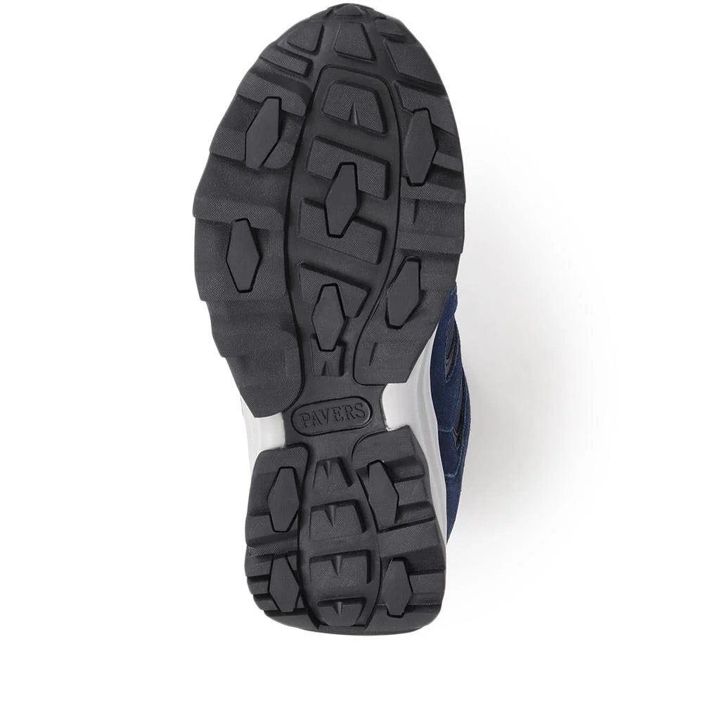 Leather Walking Trainers - BOJIE40003 / 325 768 - Navy - Image 4