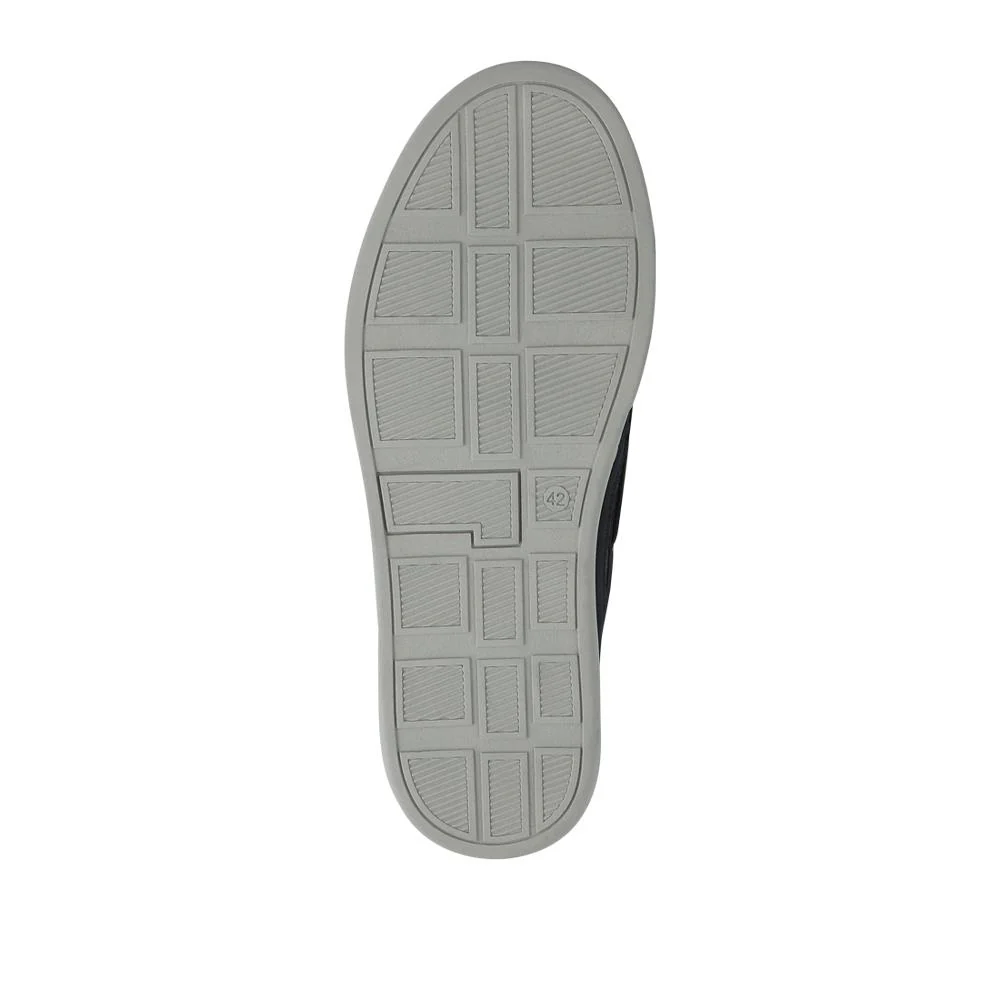 Leather Wide-Fit Boat Shoes - PARK41048 / 327 264 - Navy - Image 6