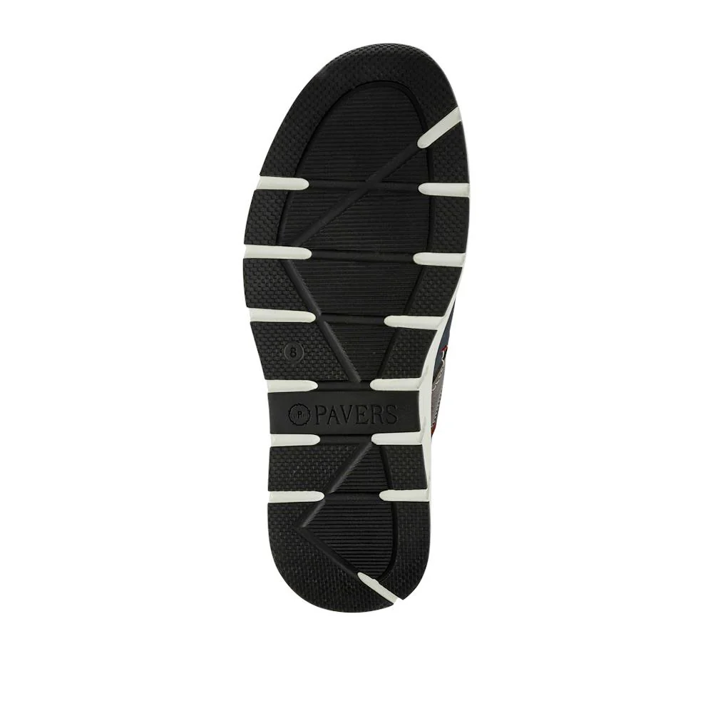 Leather Wide-Fit Lace-Up Shoes - PARK41041 / 327 282 - Blue - Image 6