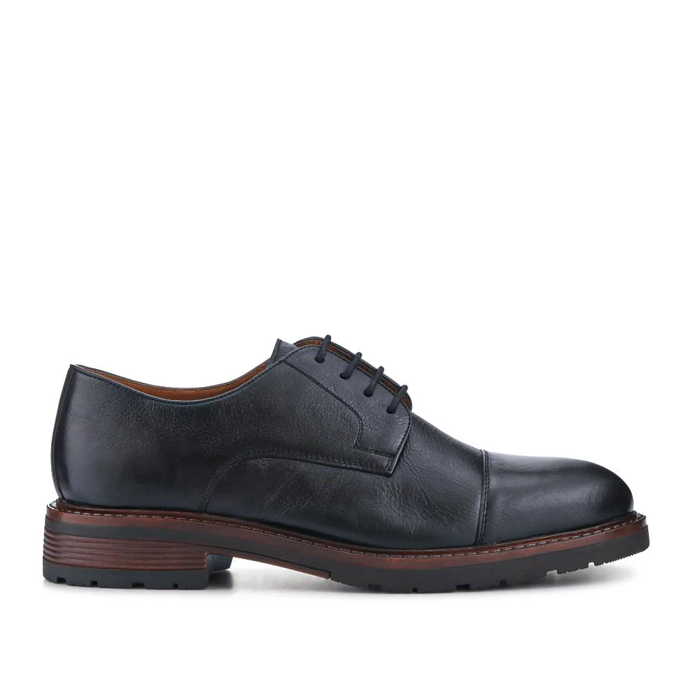 Ledbury Leather Lace-Up Shoes - LEDBURY / 325 923 - Black - Image 2