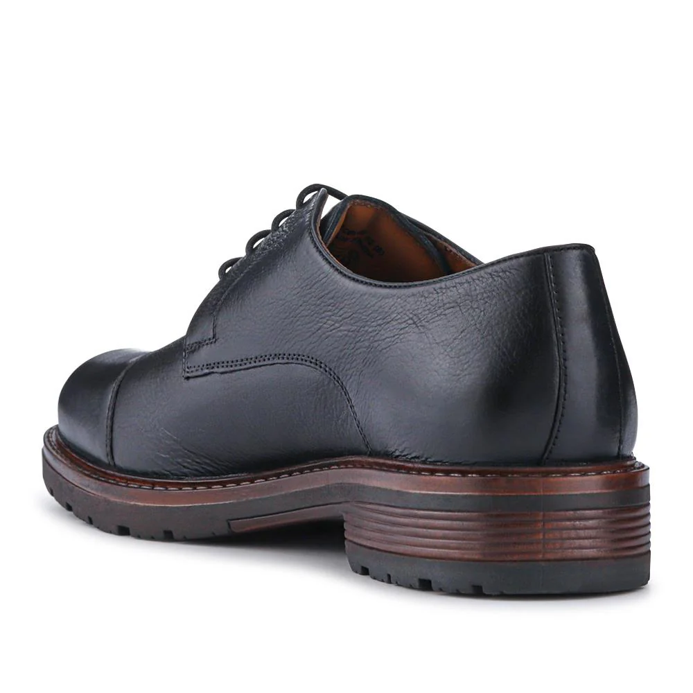 Ledbury Leather Lace-Up Shoes - LEDBURY / 325 923 - Black - Image 3