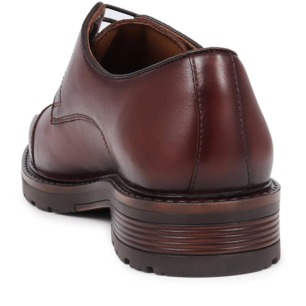 Ledbury Leather Lace-Up Shoes - LEDBURY / 325 923 - Brown - Image 3