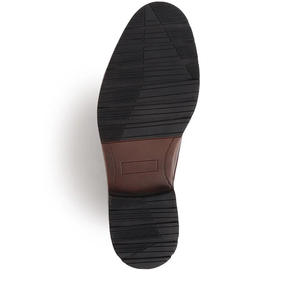 Ledbury Leather Lace-Up Shoes - LEDBURY / 325 923 - Brown - Image 4