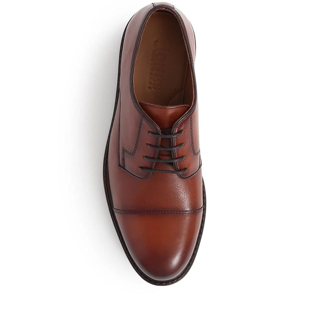 Ledbury Leather Lace-Up Shoes - LEDBURY / 325 923 - Tan - Image 5