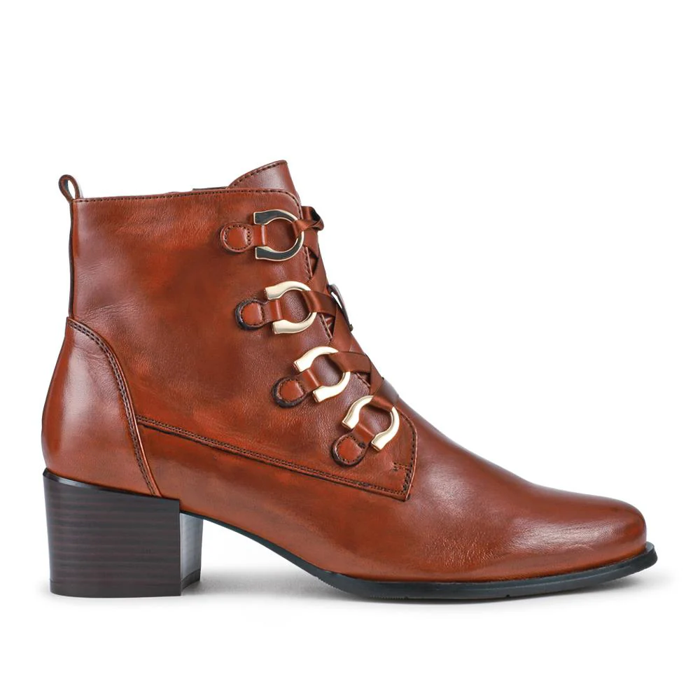 Legacy Leather Ankle Boots - LEGACY / 328 017 - Tan - Image 2