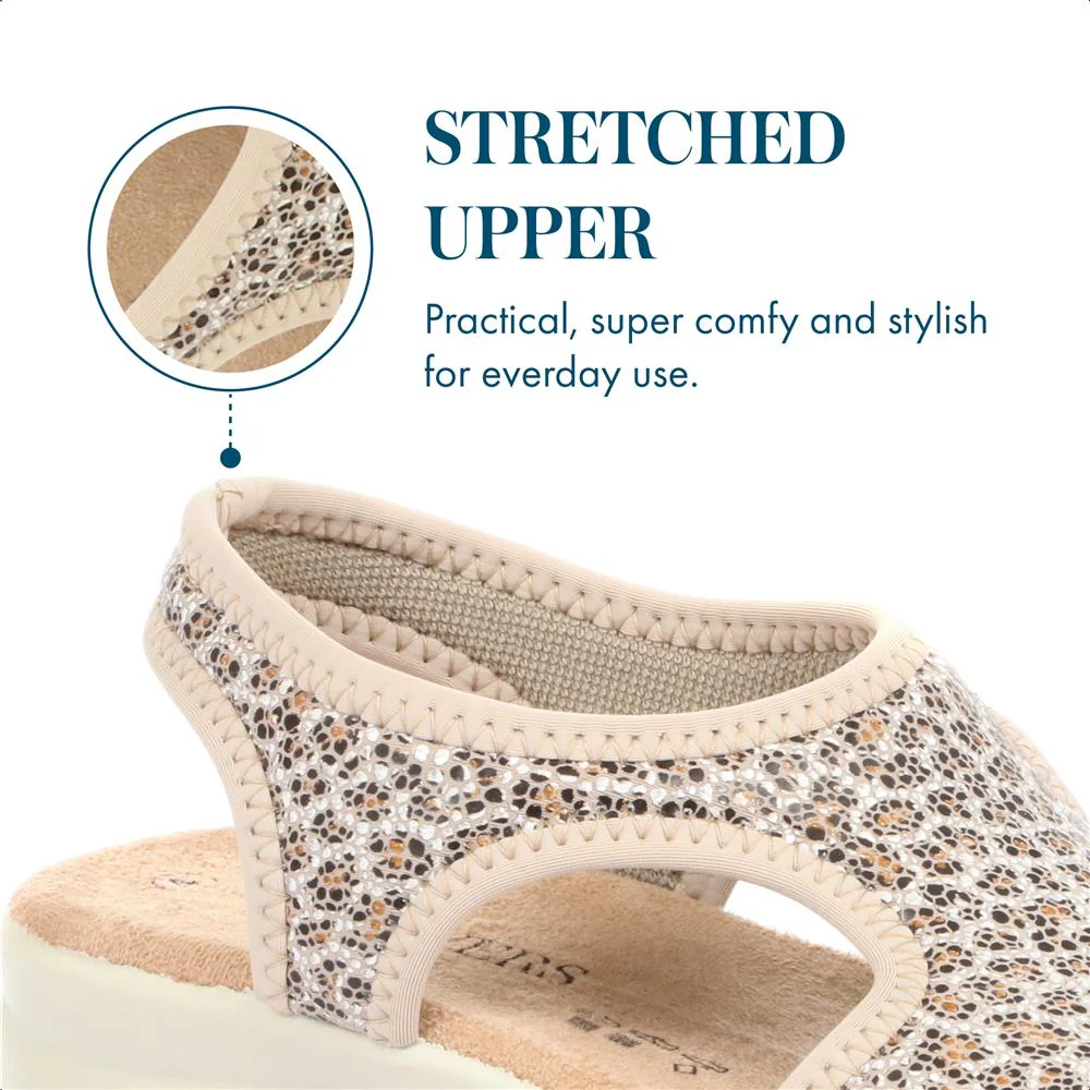 Leopard Print Pull-On Sandals - POLY33003 / 319 732 - Leopard - Image 6