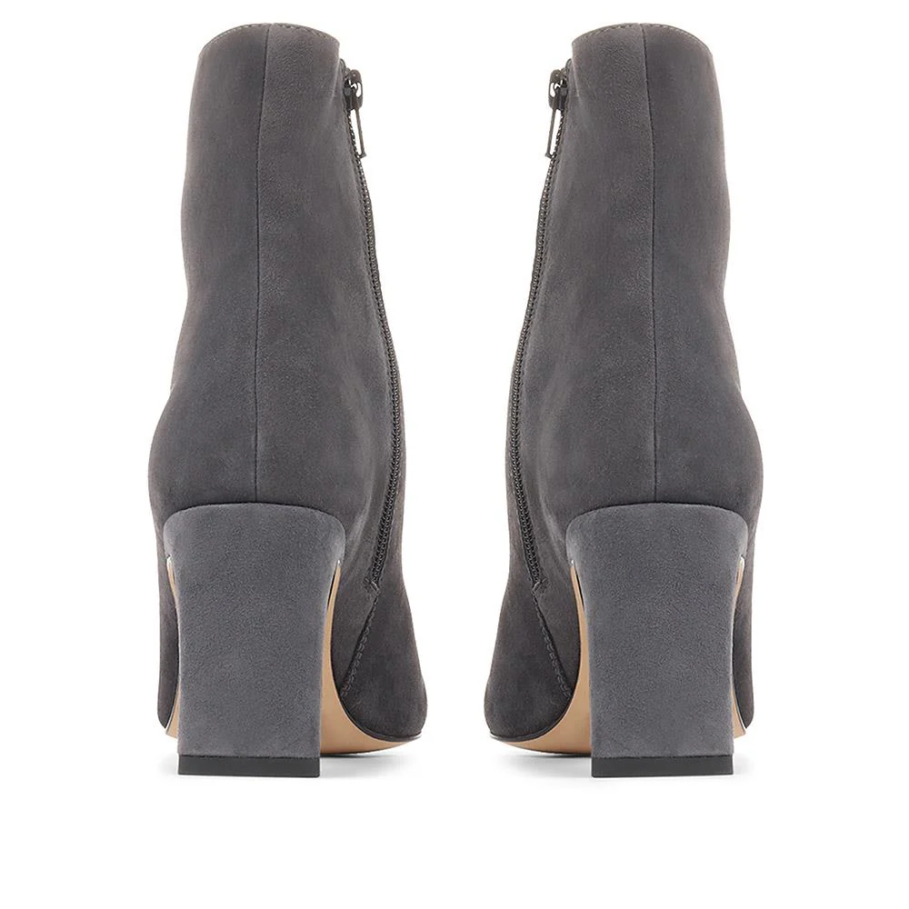 Letty Heeled Ankle Boots - LETTY / 322 354 - Grey - Image 3