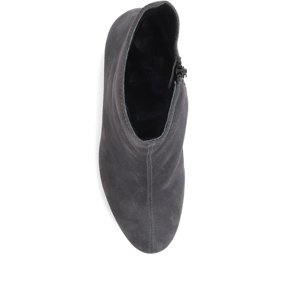 Letty Heeled Ankle Boots - LETTY / 322 354 - Grey - Image 4