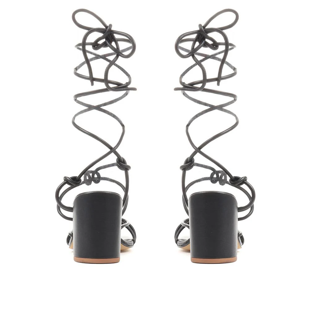 Liezel Gladiator Roped Heels - LIEZEL / 323 702 - Black - Image 3