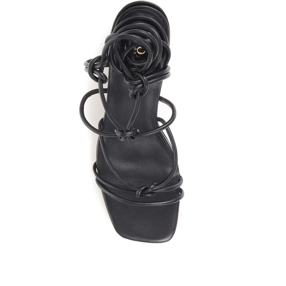 Liezel Gladiator Roped Heels - LIEZEL / 323 702 - Black - Image 4