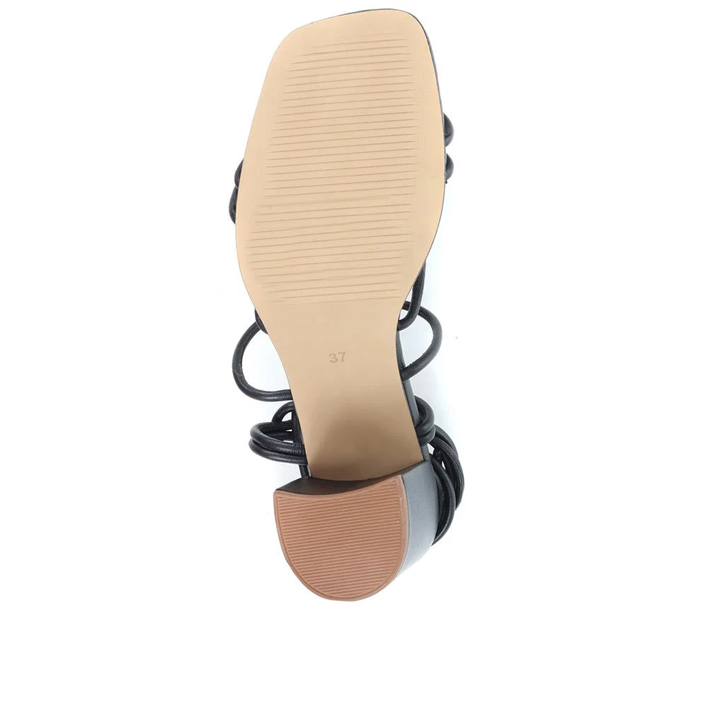 Liezel Gladiator Roped Heels - LIEZEL / 323 702 - Black - Image 6