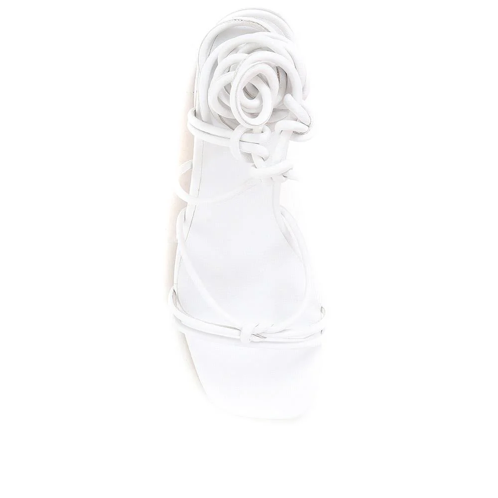 Liezel Gladiator Roped Heels - LIEZEL / 323 702 - White - Image 6