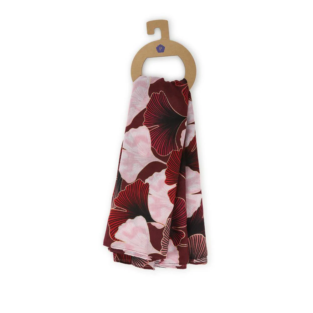 Light Flower Pattern Scarf - HARR42005 / 328 605
