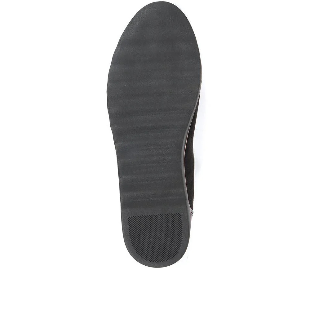 Lightweight Ballet Pumps - BRK34011 / 320 508 - Black-Black Patent - Image 11