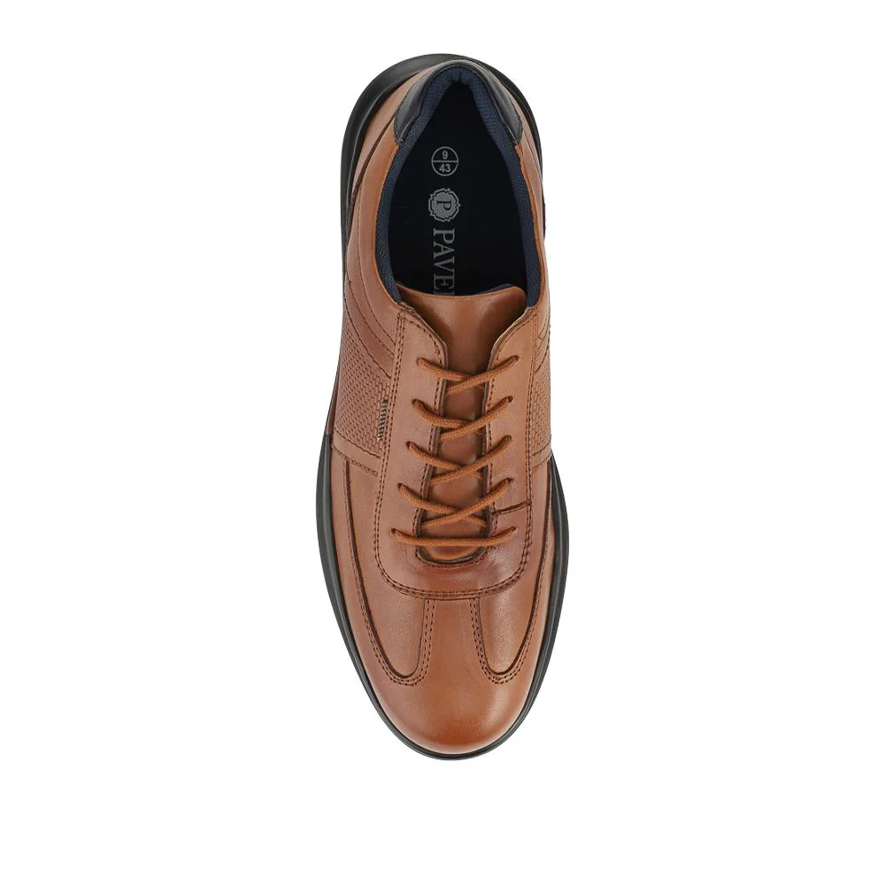 Lightweight Casual Lace Up Shoes - TEJ42000 / 328 341 - Tan - Image 4