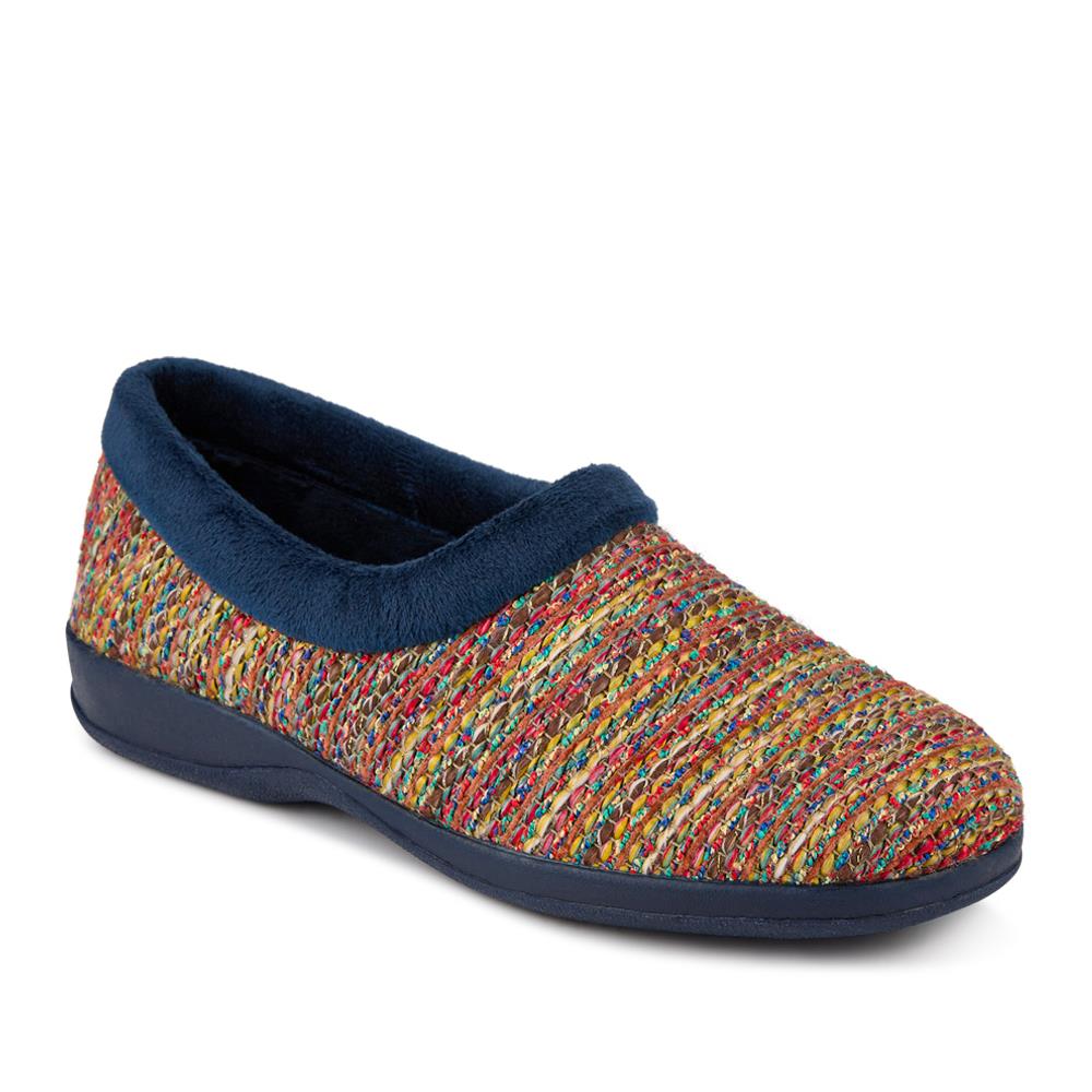 Lightweight Comfy Full Slippers - ANAT42001 / 328 298 - Navy Multi