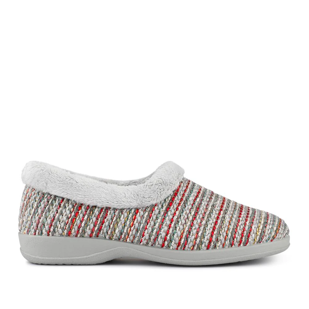 Lightweight Comfy Full Slippers - ANAT42001 / 328 298 - Grey Multi - Image 2