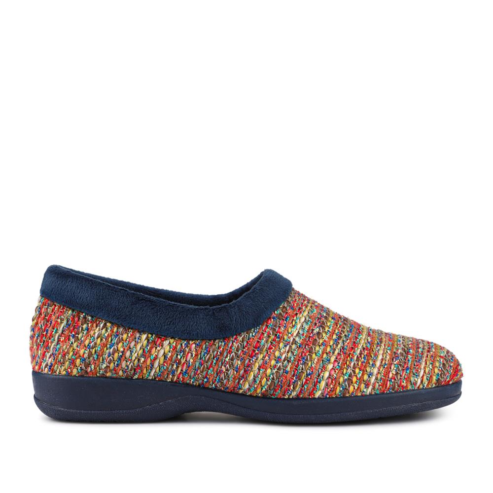 Lightweight Comfy Full Slippers - ANAT42001 / 328 298 - Navy Multi - Image 2