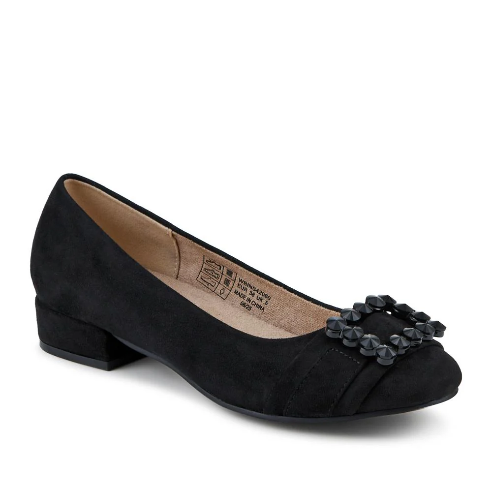 Lightweight Cushioned Block Heel Pumps - WBINS42060 / 327 861