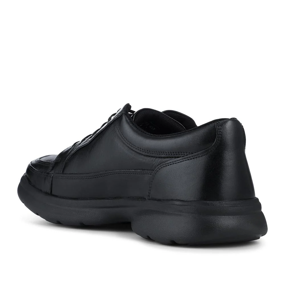 Lightweight Cushioned Casual Laced Shoes - TEJ42003 / 328 344 - Black - Image 3