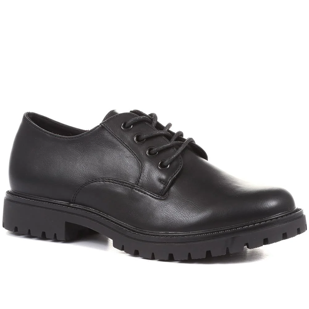 Lightweight Lace Up Shoes - WBINS36118 / 322 793 - Black - Image 2