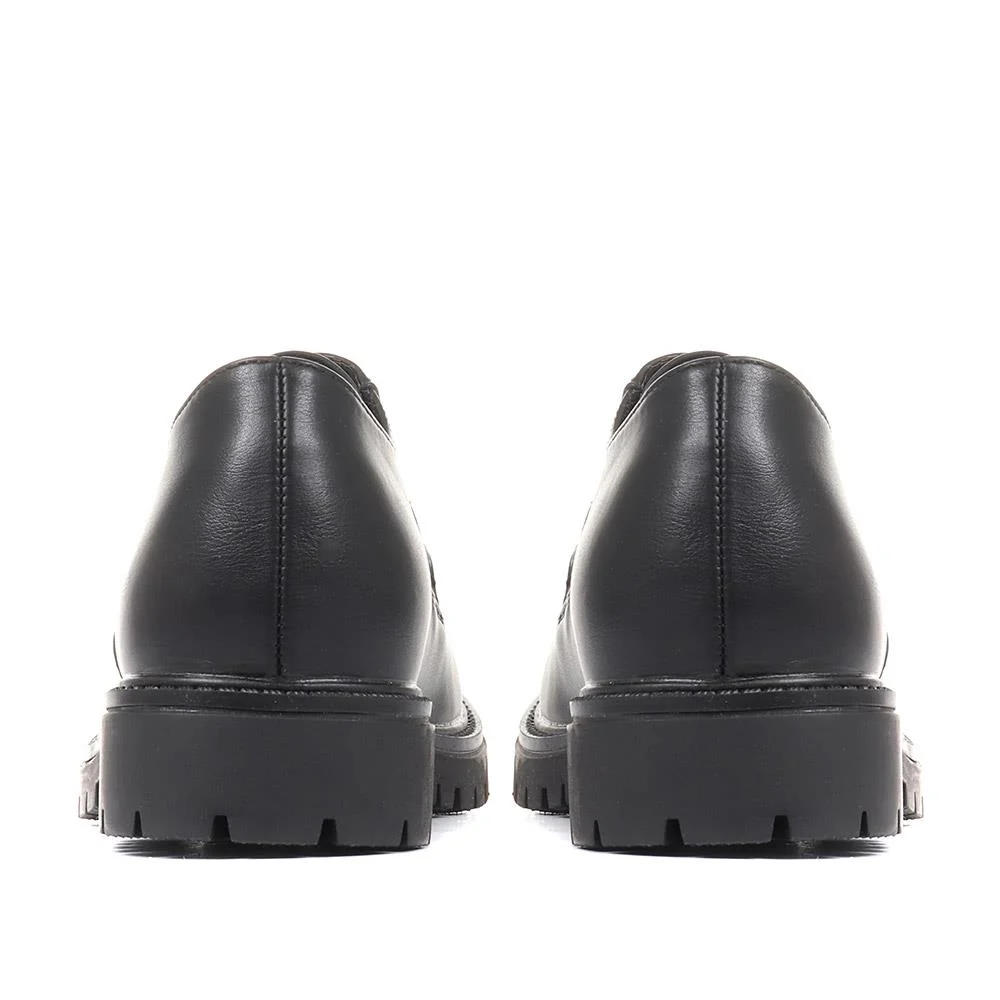Lightweight Lace Up Shoes - WBINS36118 / 322 793 - Black - Image 4