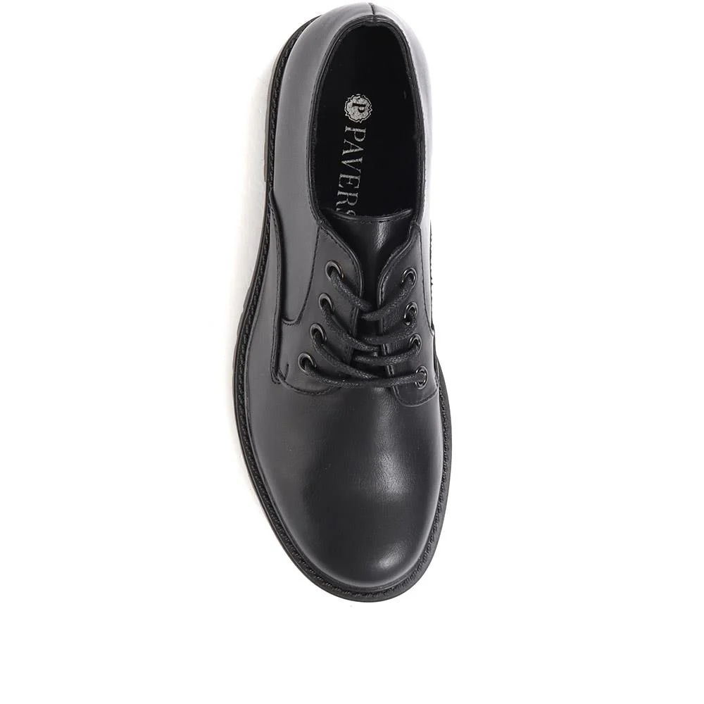Lightweight Lace Up Shoes - WBINS36118 / 322 793 - Black - Image 5