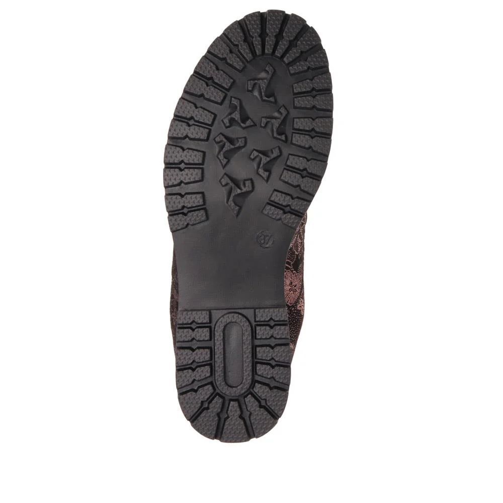 Lightweight Lace-Up Shoes - WBINS36118 / 322 793 - Black Floral - Image 4